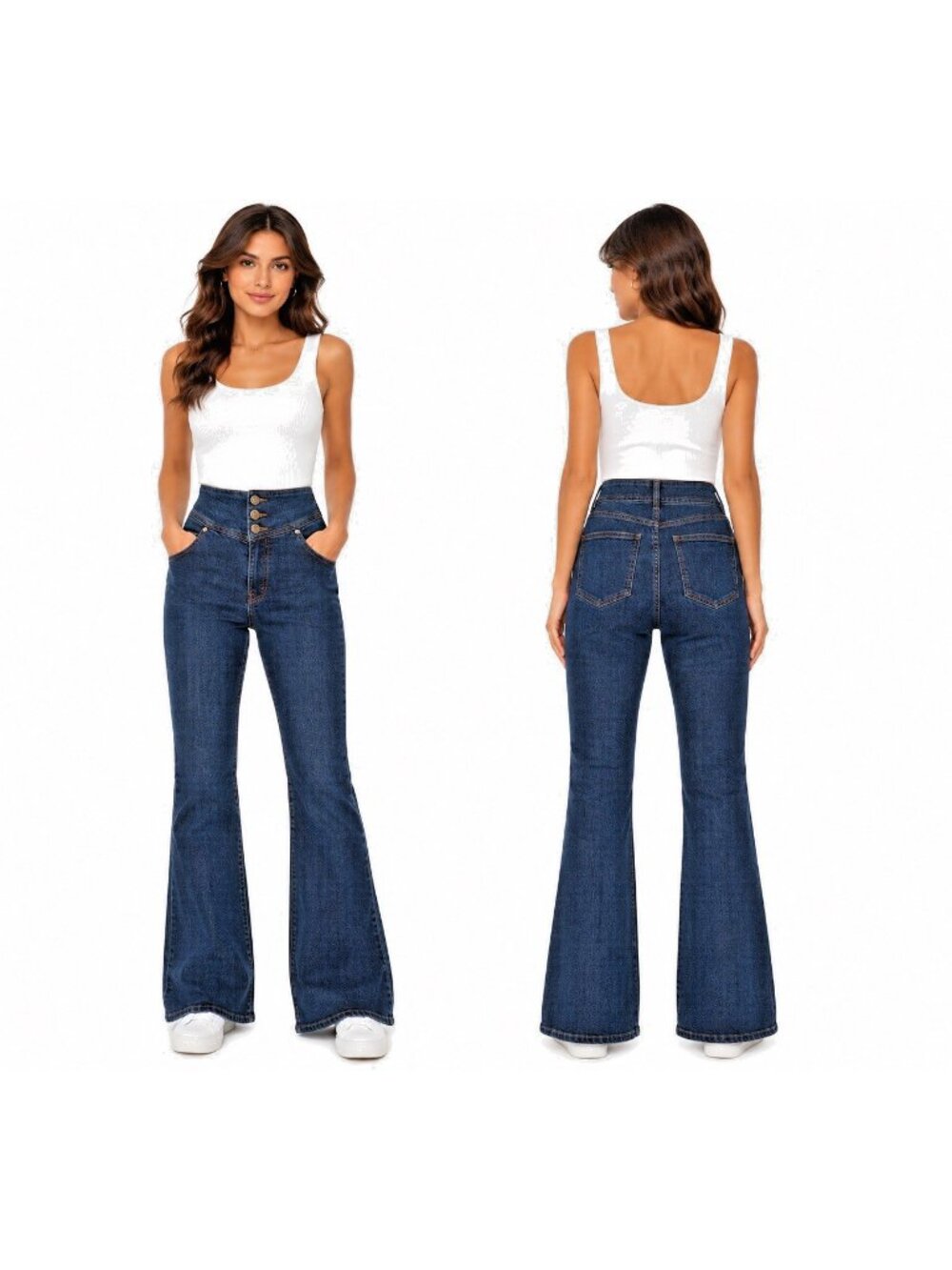 Veronica Beard Beverly Skinny Flare Jeans Women’s 27 High Rise Dark Wash Stretch